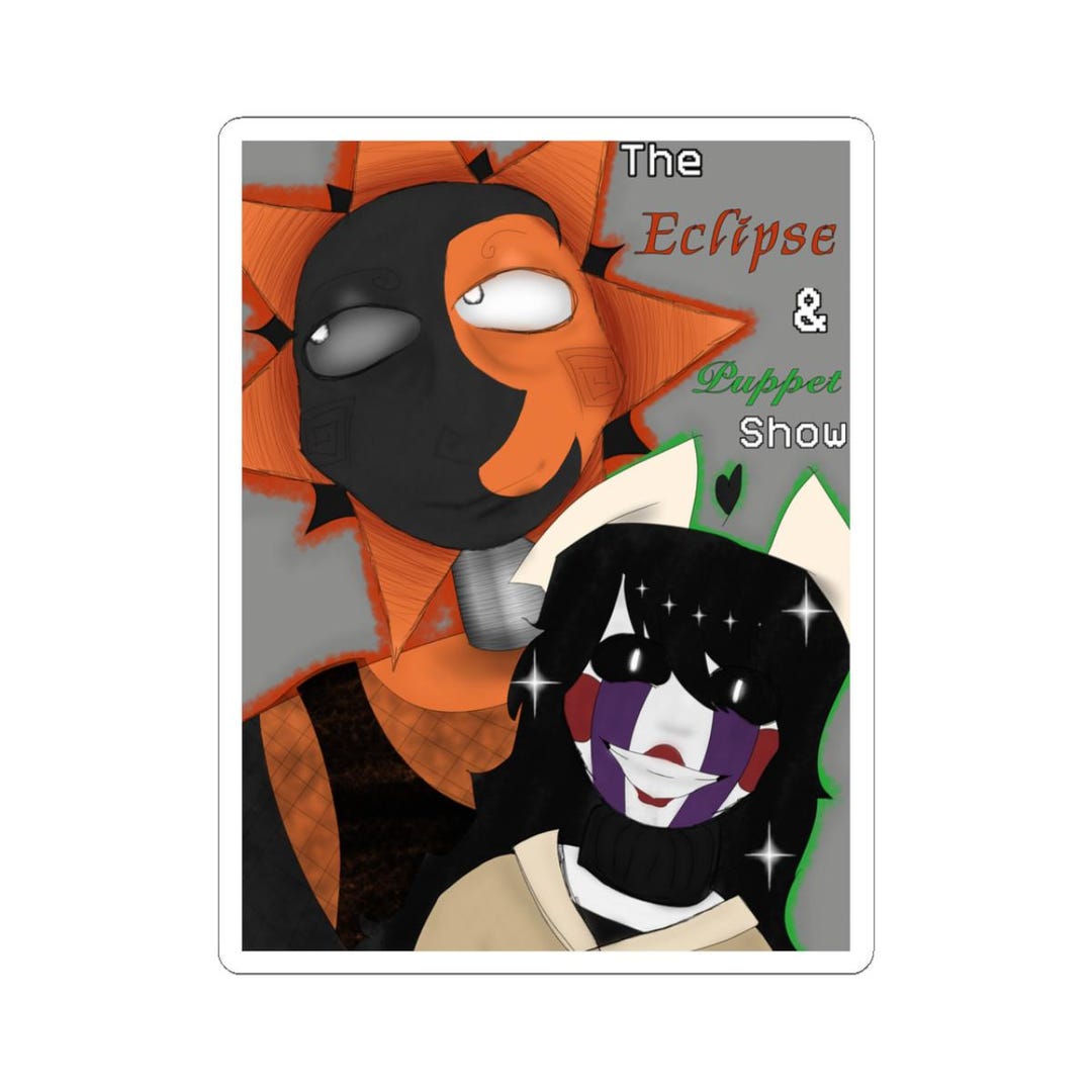 The Eclipse and Puppet Show Kiss-cut Stickers - Etsy