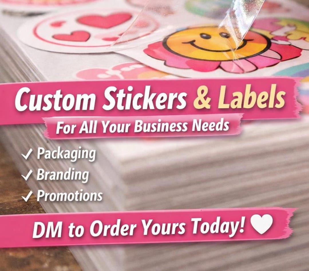 Custom Sticker 6 per Order - Etsy