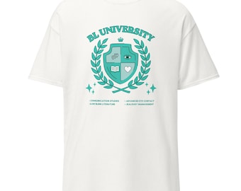Maglietta BL University / Maglietta per fan BL thailandese / Regalo per fan Yaoi Boys Love / Amante dei drama KBL e CBL / Maglietta classica unisex