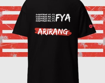 BTS “FYA” Lyrics Tee - Arirang Album Inspired | BTS Merch 2026 | Kpop Shirt | Bts Army Streetwear | Arirang merch | Unisex classic tee