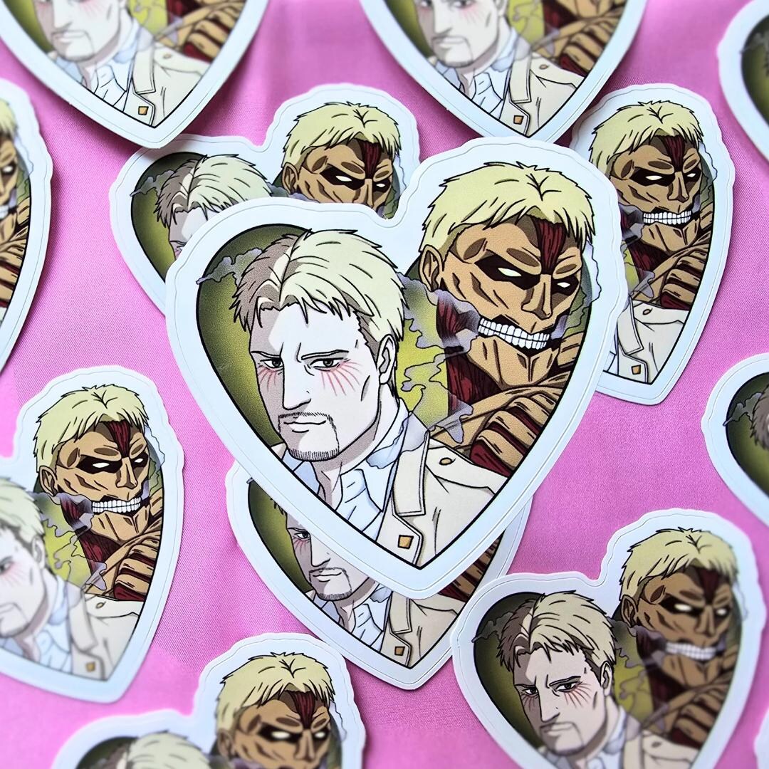 Reiner Sticker Reiner Braun Armored Titan Sticker - Etsy
