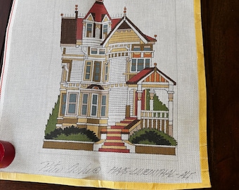Peter Ashe Needlepoint Canvas - San Francisco Victorian