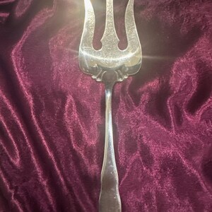 Antique Rogers & Hamilton Silverplate Meat Fork