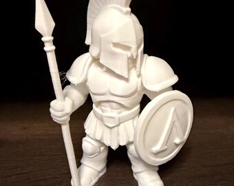 DIY Spartanischer Krieger Figur - Malen & erstellen Sie Ihren eigenen legendären Kämpfer