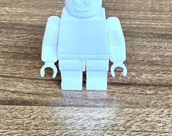 Anpassbare Ziegelsteinfigur Spielzeug - DIY Paintable Mini Figure