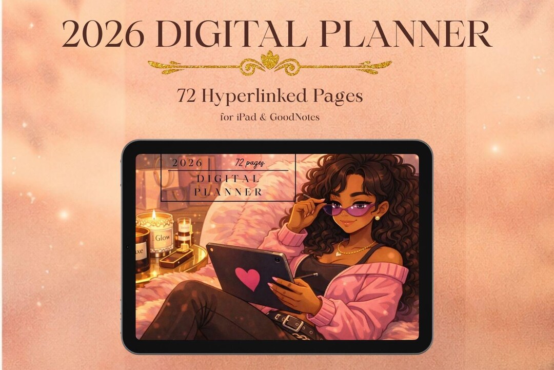 2026 Digital Planner for iPad | Hyperlinked Planner | Soft Life ...