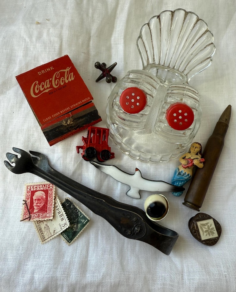 Curated Curiosity Bundle, Mystery Wonder Box, Vintage and Whimsical Mystery Bundle, Trinket Bundle image 7