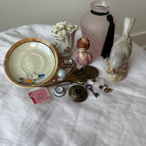 Curated Curiosity Bundle, Mystery Wonder Box, Vintage and Whimsical Mystery Bundle, Trinket Bundle image 13