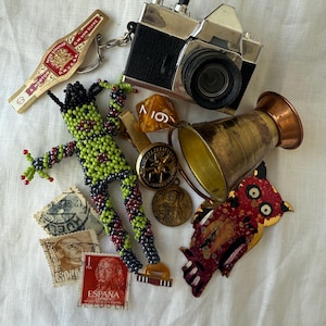 Curated Curiosity Bundle, Mystery Wonder Box, Vintage and Whimsical Mystery Bundle, Trinket Bundle image 6