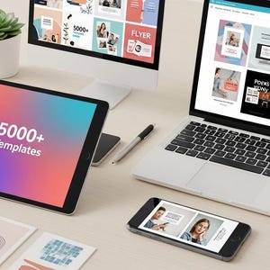 5000+ Canva Templates Bundle | Social Media, Business (Digital Download) image 3