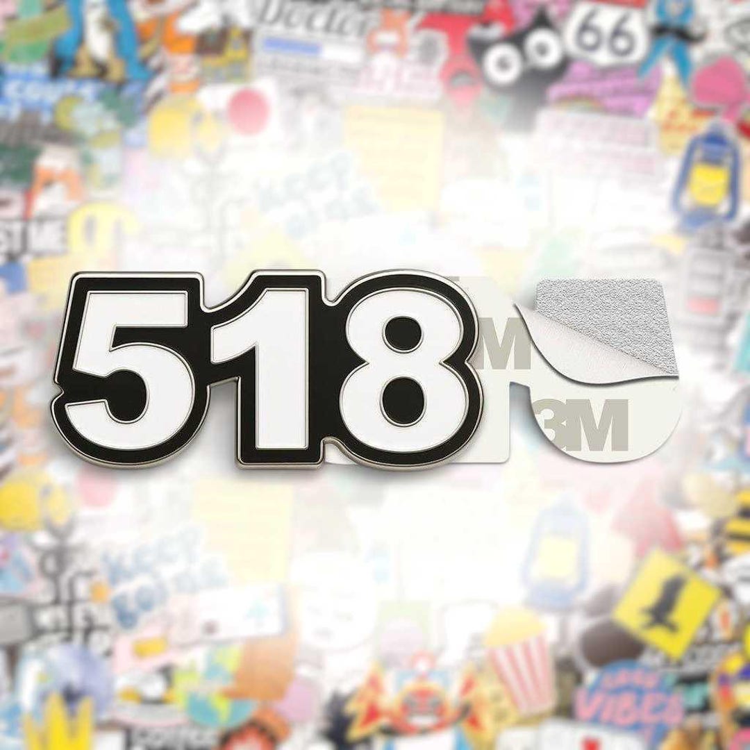 Saudi 518 Metal Phone Sticker Tribal Code With 3M Sticky Backing - Etsy