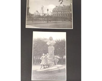 Vintage Black and White Pictures in Album Buildings Architectural Animal QTY 148