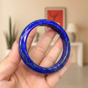Lapis Lazuli Bangle - Etsy