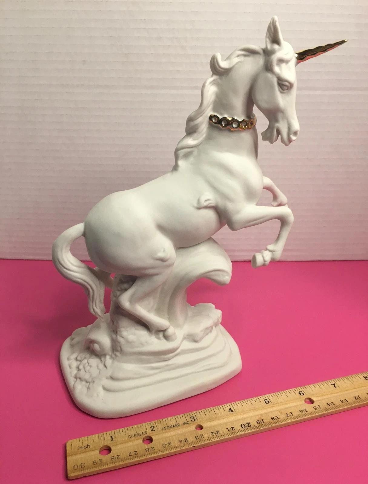 Porcelain unicorn figurine - Etsy 日本