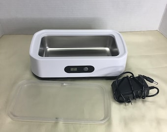Ultrasonic Cleaner X82 Jewelry Glasses Watch Tableware Open Box