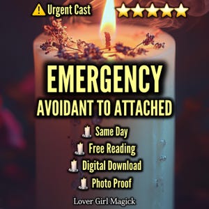 INCANTESIMO DI EMERGENZA PER EVITARE RELAZIONI + Lettura / Rituale di evitamento per relazioni consolidate / Incantesimo d'amore per l'impegno / Lancio in giornata / Download digitale