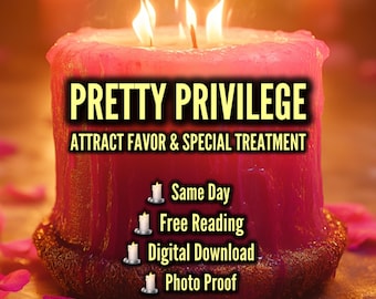 NIEZWYKLE PIĘKNY Rytuał przywilejów + Czytanie | Przyciągnij przychylność i specjalne traktowanie | Życie VIP | Magnetyczna aura | Obsada tego samego dnia | Pobieranie cyfrowe