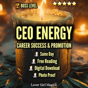 COO ENERGY Karriere Erfolgs-Ritual + Reading | Werde Befördert | Traumjob Zauber | Wachstum | Am selben Tag werfen | DIGITALER Download