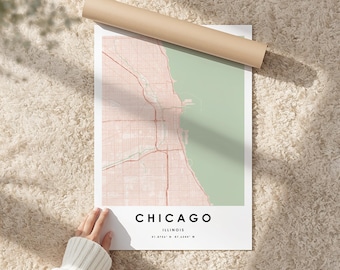 Custom City Map Print | Personalized Map Art | 12 Styles | Pick Any Town
