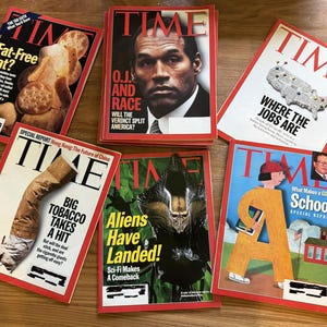Vintage Time Magazines - Etsy