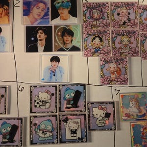 Flatback Acylic Bundle Character Boy Band SP Lisa Kitty  4cm 1.5 inch