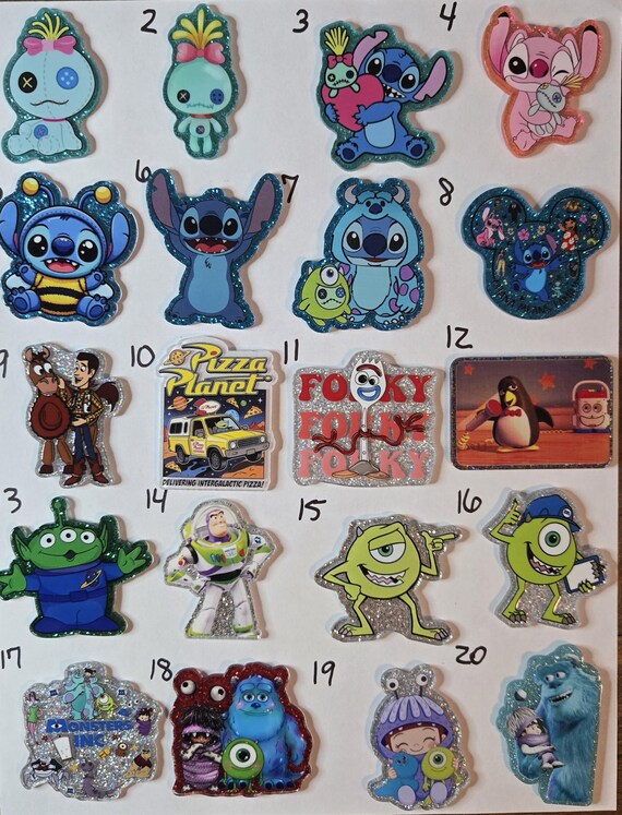 Acrylic Flatback DIY Crafts Stitch TS Monsters Boo