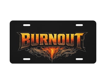 BURNOUT Vanity Nummernschild