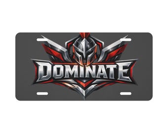 DOMINATE Vanity-kentekenplaat