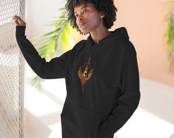 Tenebrae Novae Ascension Three-Panel Fleece Hoodie | Dark Luxury Streetwear