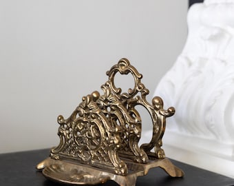 Portacartas de latón/Art Nouveau