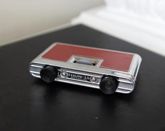 Mochila plegable Tekoni 3.5 vintage para transportar prismáticos o binoculares.