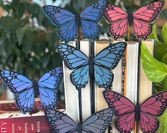 3D Printed Butterfly Spine Hugger – Fantasy Book Decor, PLA Filament Accessory