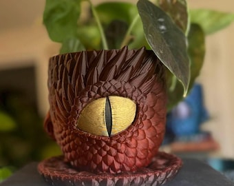 Crying Eye Planter - Red Shadow