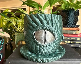 Crying Eye Planter - Green/Black