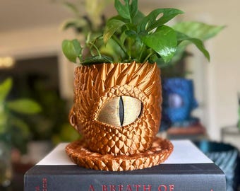 Crying Eye Planter - Copper