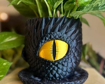 Crying Eye Planter - Galaxy Black
