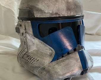 Space Soldier Cosplay Helmet (Blue)