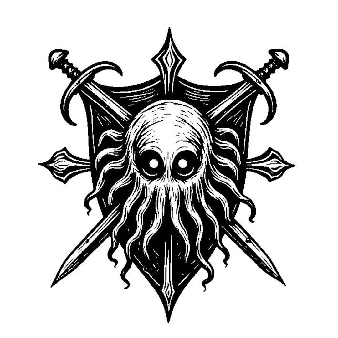 Beholder Icon Beholder Shield SVG | Laser Engrave File | Dnd Medieval RPG - Etsy