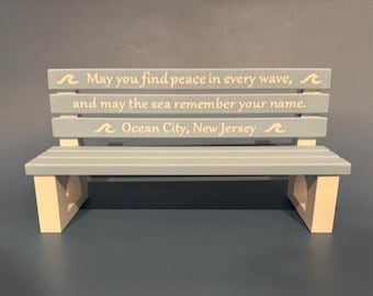 Personalized Memory Bench, Ocean City Nj Memory Bench Personalized