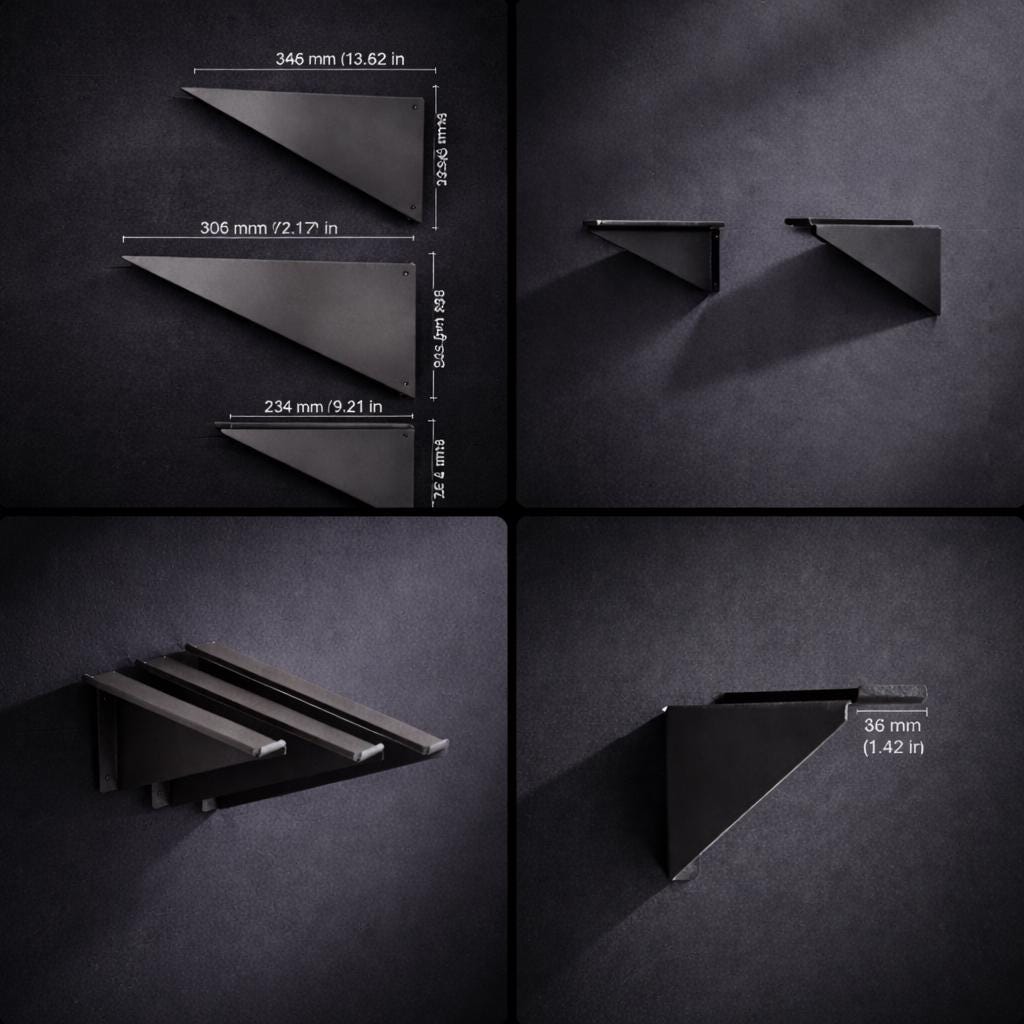 Heavy Duty Wall Mount PC Brackets | RGB Gaming Pc Wall Rack | Floating ...