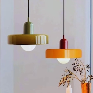 Nordic Retro Glass Pendant Lights