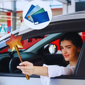 3D Star Wand Tap To Pay Magic Wand - Portable Contactless Card Payment Extension