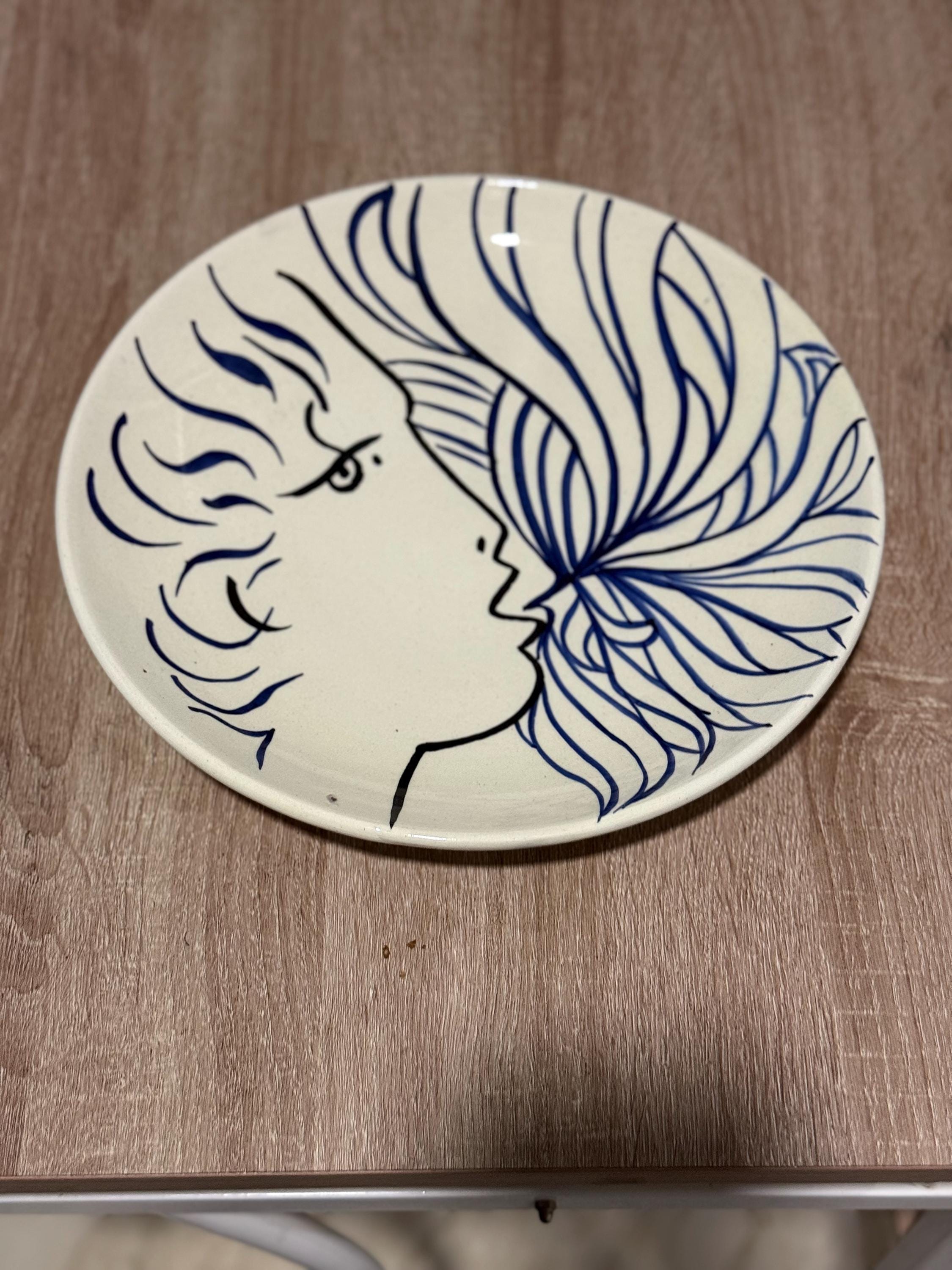 Jean Cocteau Plates - Etsy
