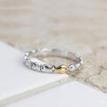 Swimming Against The Current, Sterling Silver Eternity Fish Band, Swimming Upstream Ring, Ocean Animal Rings, Gift For Her, Gift For Mother