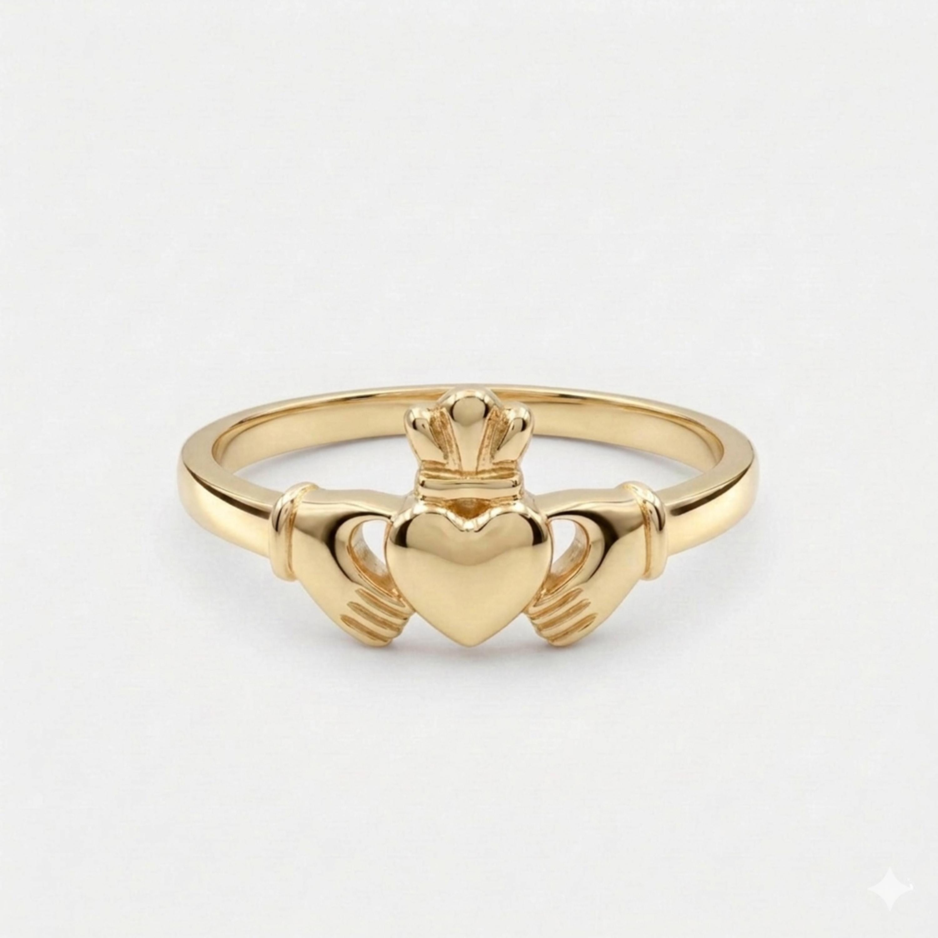 Gouden claddagh ring Claddagh 1 kopen
