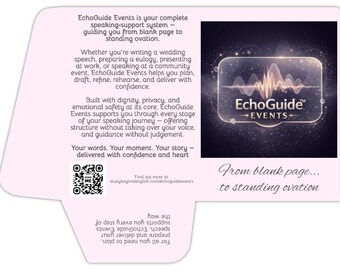 EchoGuide Events Luxury Gift Box – Presentation with Personalised Message
