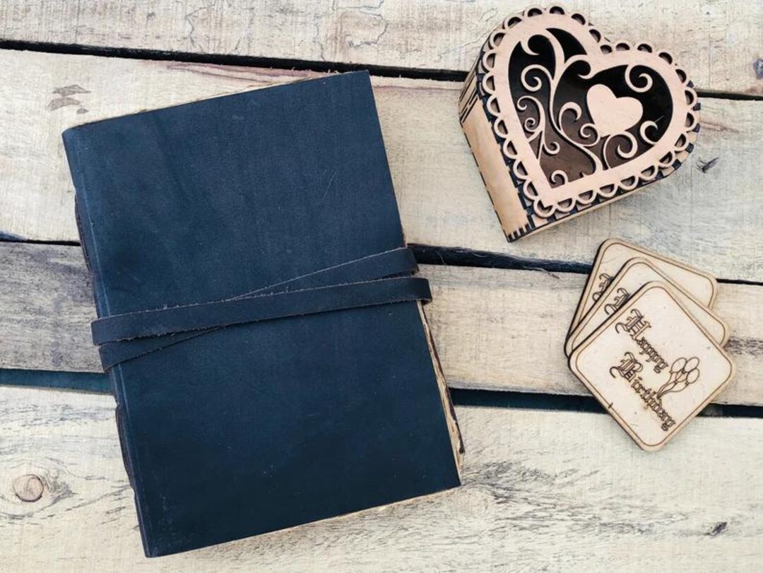 Rustic Refillable Minimalist Leather Journal, Handmade Writing Notebook, Refillable Diary ...