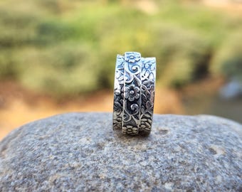 Sterlingzilveren Sunburst-ring, minimalistische hemelse boho-sieraden, verstelbare band