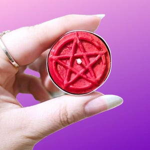 Pentacle Shaped All Natural 100% Soy Wax Tea Light Candles image 3