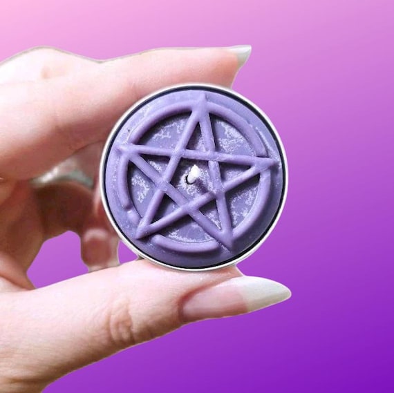 Pentacle Shaped All Natural 100% Soy Wax Tea Light Candles